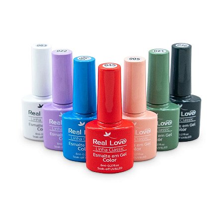 Esmalte em Gel Linha Classic Real Love 8ml