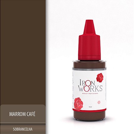 Marrom Café Pigmento Iron Works 15ml