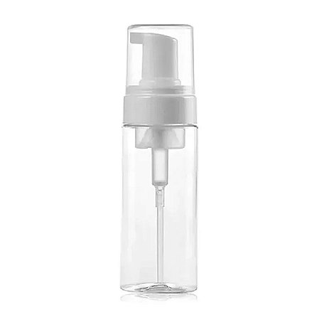 Frasco Plástico Transparente Válvula Espumador Pump 100ml