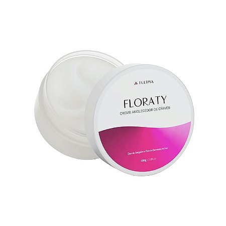 Creme Amolecedor de Cravos Floraty Tulipia 200gr