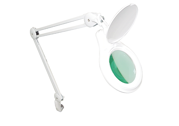 Lupa de Bancada LED c/ Dimmer HL-410 5D Solver