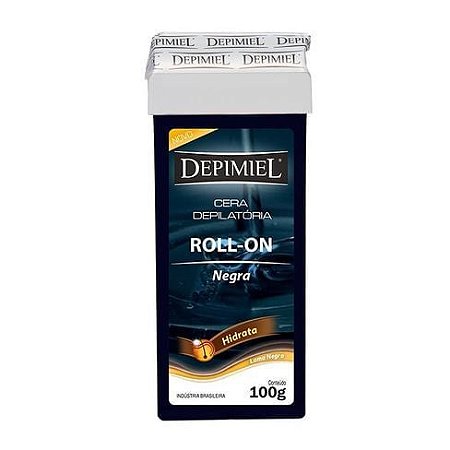 Cera Roll-On Negra Depimiel 100g