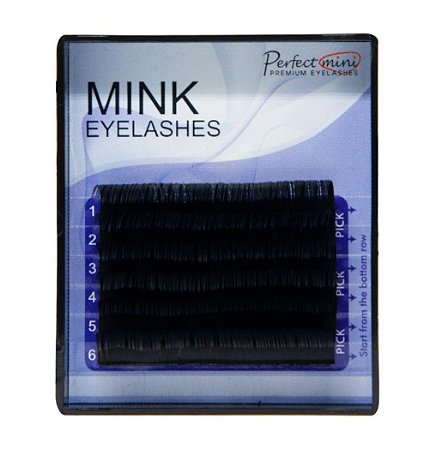 Cílios Alongamento Mink Premium 6 Linhas 0,15 D 11mm