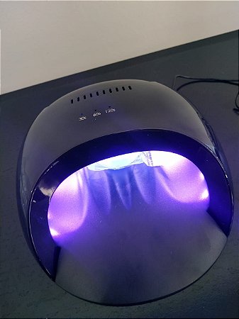 Cabine LED / UV Led Nail Lamp 24W Bivolt Wireless Li-ion Battery