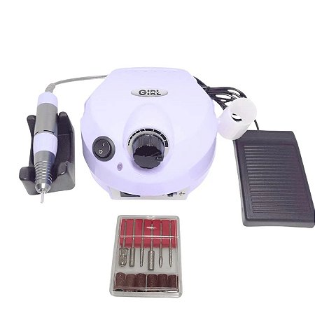 Micromotor Nail Polisher Porquinho Bivolt 45.000 RPM Girl Fatale – Modelo 202C