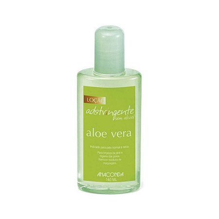 Loção Adstringente Aloe Vera Anaconda 140ml