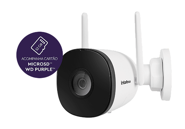 Câmera Mibo Intelbras Wi-Fi Full Hd iM5 Sc c/MicroSD 32GB