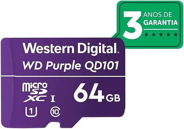 Cartão Micro SD 64GB 32TBW