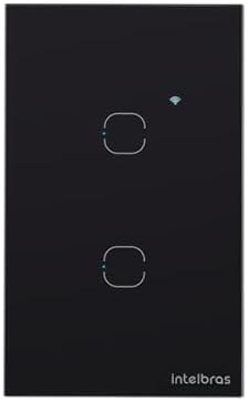 Interruptor Smart WI-FI Touch 2 Preto EWS 1002