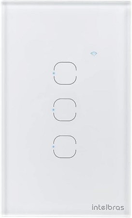 Interruptor Smart WI-FI Touch 3 Branco EWS 1003