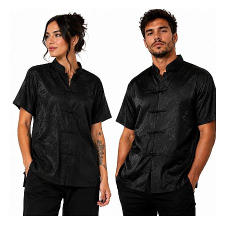 Camisa Chinesa Preta