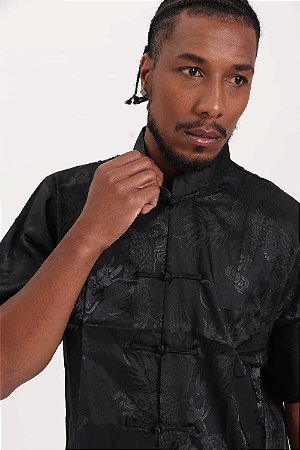 Camisa Chinesa Preta