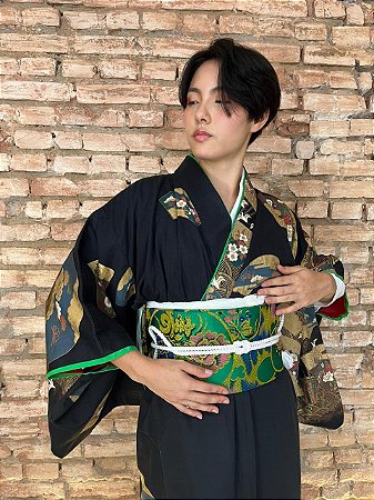KIMONO LONGO GOLD