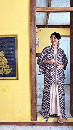 Kimono Longo Vintage Utiwa
