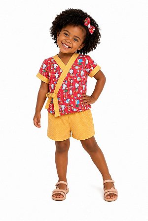 CONJUNTO INFANTIL HELLO KITTY