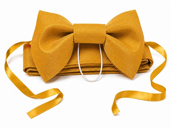 Obi Dourado com Laço Pronto