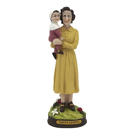 Imagem Santa Gianna Resina 17 cm