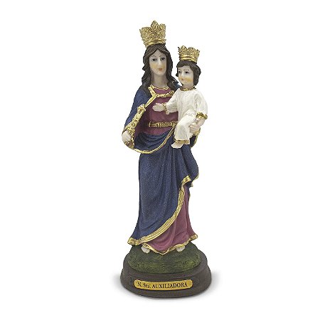 Imagem Nossa Senhora Auxiliadora Resina 15 cm