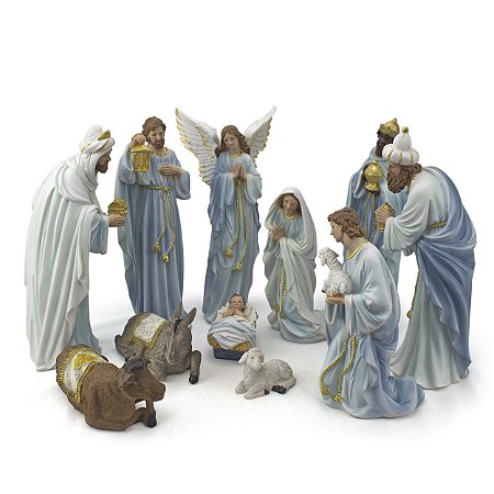 Presépio Importado Resina 11 Peças 30 cm