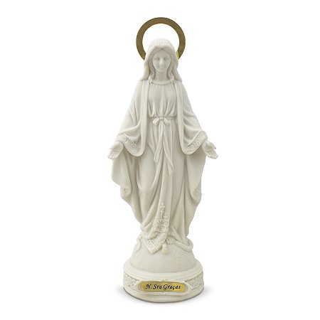 Imagem Nossa Senhora das Graças Importada Resina 23 cm