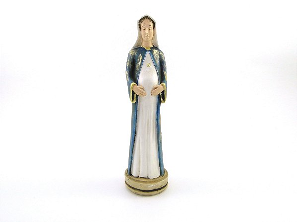 Imagem Nossa Senhora Grávida Gesso 24 cm