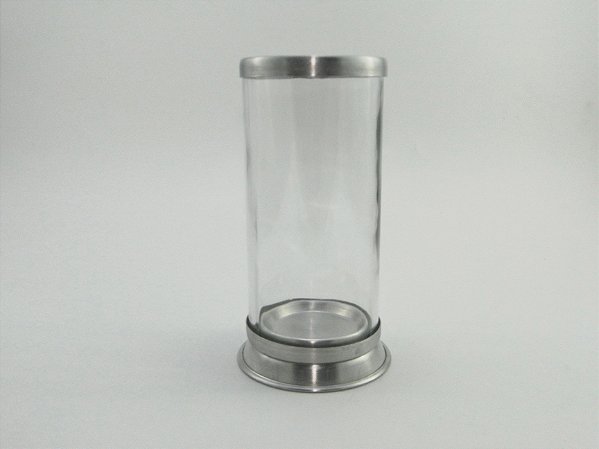 Porta Vela Vidro 19 cm