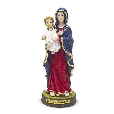 Imagem Nossa Senhora da Saúde Resina 14 cm