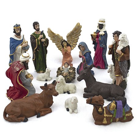 Presépio Resina 14 Peças 15 cm