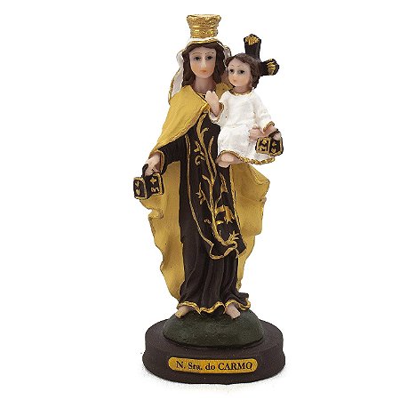Imagem Nossa Senhora do Carmo Resina 14 cm