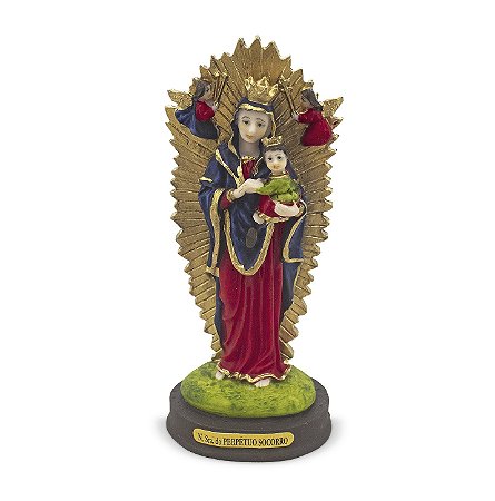 Imagem Nossa Senhora do Perpétuo Socorro Resina 15 cm