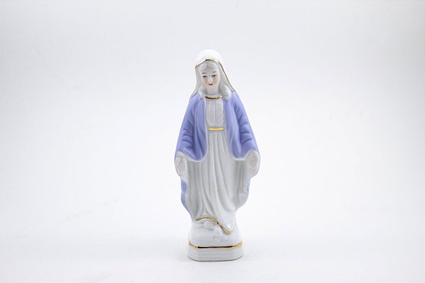 Imagem Nossa Senhora das Graças Importado Dicapri Porcelana 15 cm