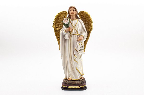 Imagem São Gabriel Arcanjo Importada Resina 31 cm