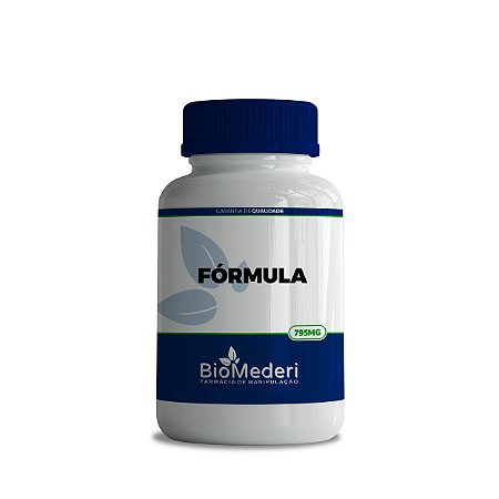 Cordia ecalyculata Vell 250mg + 5HTP 45 mg+ Faseolamina 200mg + Cassiolamina 200mg + Chá verde 100mg (60 cápsulas)