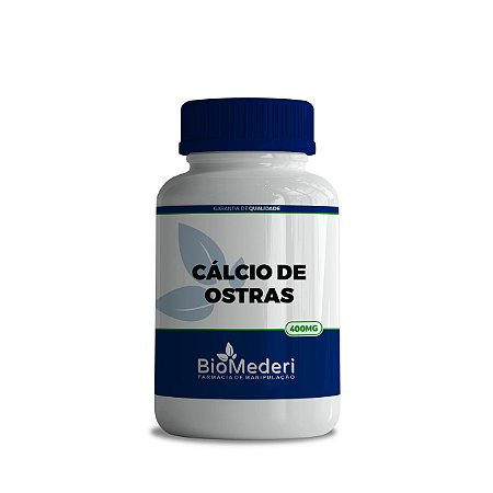 Cálcio de Ostras 400mg (90 cápsulas)