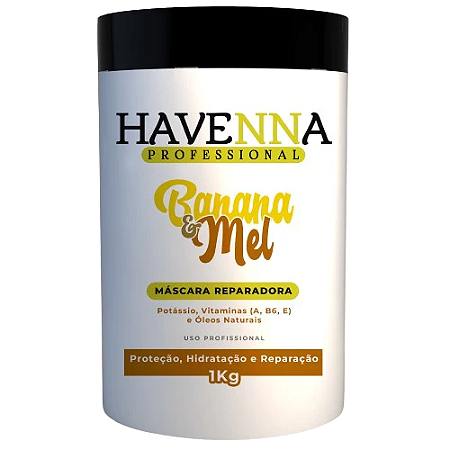 Mascara de Hidratação Banana com Mel 1kg