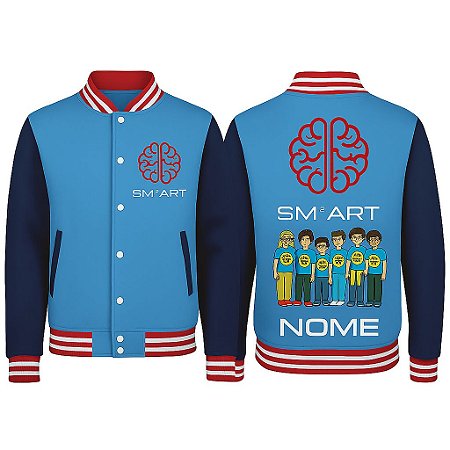 Jaqueta College Americana Personalizada SM ² ART, Caldeirão do Huck - Unissex