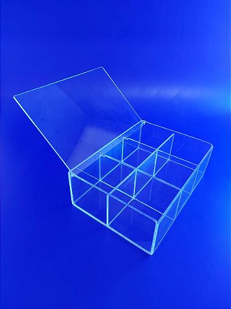 Caixa Organizadora Multiuso Gin Box com 6 compartimentos