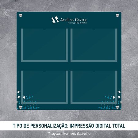 Painel para 4 Documentos A4