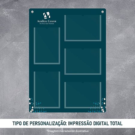 Painel para 5 Documentos A4