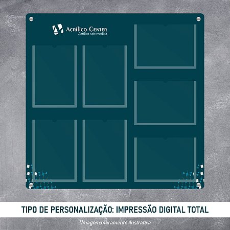 Painel para 7 Documentos A4