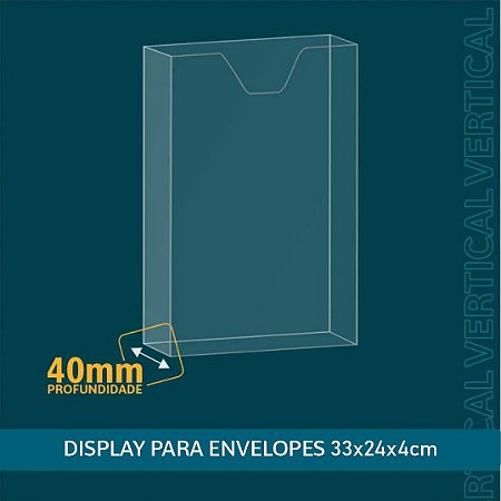 Porta Envelope A4 - 34x25x4cm