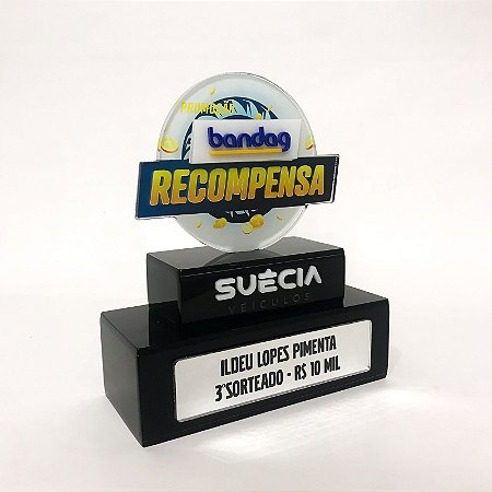Troféu Acrílico para Premiações - Modelo Recompensa