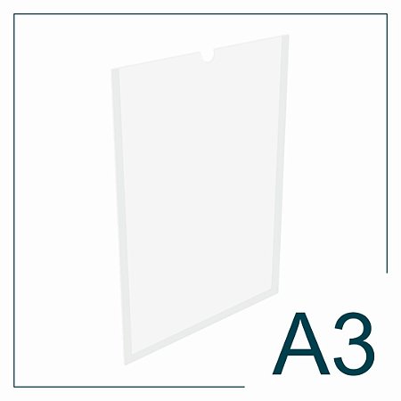 Porta Folha 30x42cm - Display de Parede A3