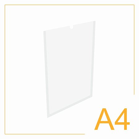 Porta Folha 21x30cm - Display de Parede A4