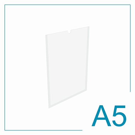 Porta Folha 15x21cm - Display de Parede A5