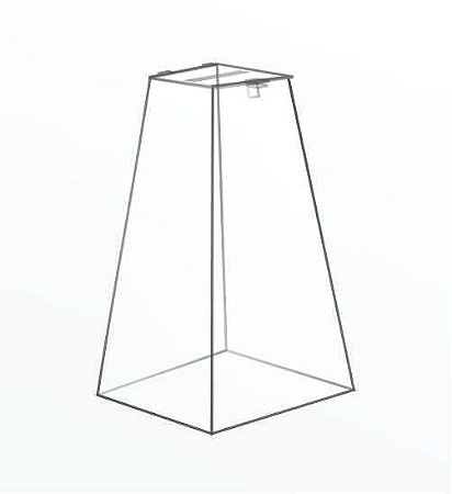 Urna Pirâmide 31x63cm