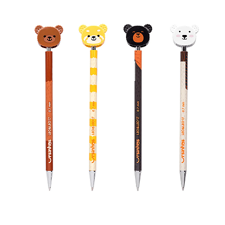 Lapiseira 0.7mm Ursinhos Leo e Leo