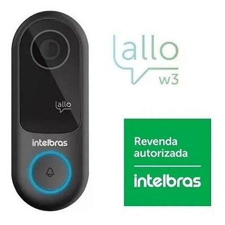 Video Porteiro Sem Fio Intelbras Allo W3 Wifi Via Aplicativo