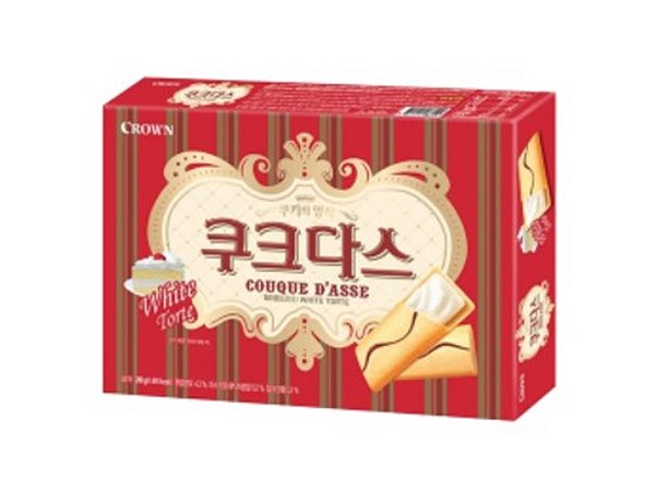 Biscoito Couque Dass White (Caixa 128gr) - Crown