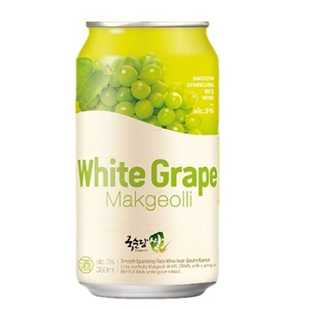 Makgeolli (vinho de arroz coreano) Uva verde Lata